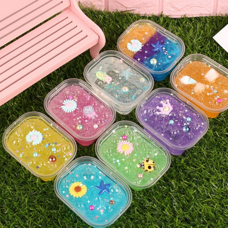 Original Stationery Mini Unicorn Slime Kit for Girls - Kids Can Make Unicorn Sparkle, Clay, Foam, Jelly Cube Slime