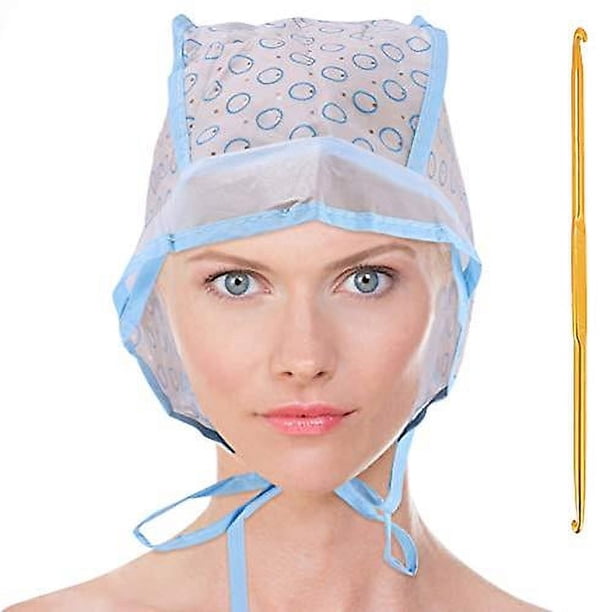 Gorro para resaltar el cabello con gancho, gorro basculante desechable, gorro para teñir el cabello, gancho para sombrero, coloración del cabello en salón, Kit de teñido