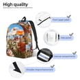 thumbnail image 3 of Easygdp Vibrant Field Of Blossoms Mochila de Lona Resistente para Laptop, Compatible con Laptops de 15 a 17 pulgadas, Ideal para Escuela, Trabajo y Viajes-Medium, 3 of 5