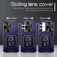 thumbnail image 6 of TECH CIRCLE Case for Samsung Galaxy S23+ Back Cover with Magnetic Kickstand + Metal Ring Holder + Lens Cover, Shockproof Hybrid PC+TPU Covers [360° Rotating Bracket] [Corner Protection] - Purple, 6 of 8