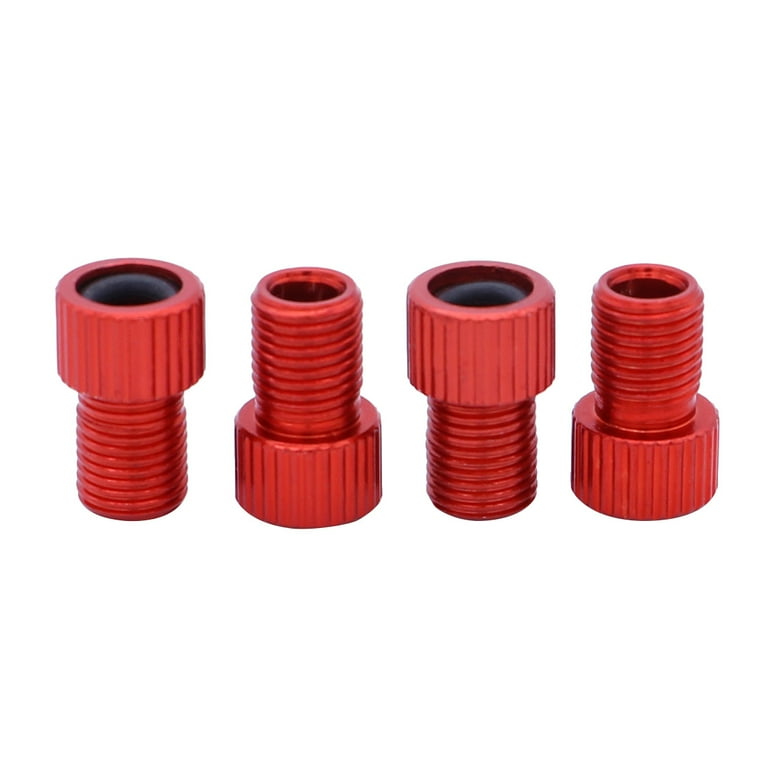 4Pcs Presta to Schrader Aluminum Alloy Universal Valve Adapter for