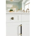 thumbnail image 6 of Amerock Bp36680 Overton 1-5/16" Square Cabinet Knob - Brushed Matte Black / Polished, 6 of 7