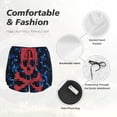 thumbnail image 4 of Fotbe pirate skull Pattern Womens High Waist Running Shorts Athletic Workout Quick Dry Shorts for Women with Pockets Gym Yoga Summer Shorts-X-Large, 4 of 7