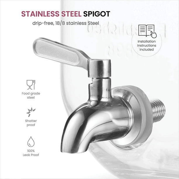  Sansone Stainless Steel Water Dispenser with Spigot