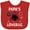 Red, variant on Inktastic Valentine's Day Papa's Lovebug Boys or Girls Baby Bib