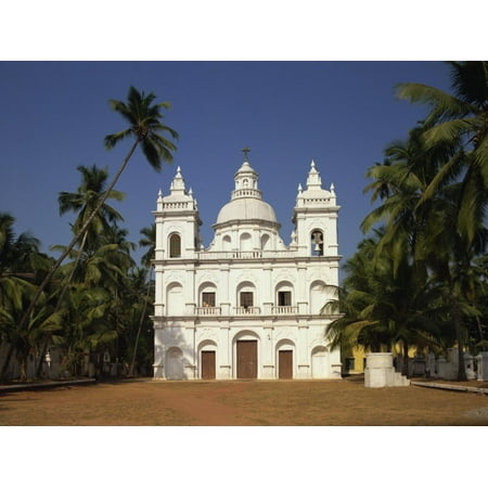 Church of St. Alex, Calangute, Goa, India Print Wall Art By Short (Best Church In India)