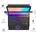 thumbnail image 3 of Touchpad Keyboard case for iPad (A16) 11th Generation 11 Inch 2025, iPad 10th Generation 10.9 inch 2022 Bluetooth Keyboard Smart Cover with 7 Color Backlit Pencil Holder Screen Protector, 3 of 6