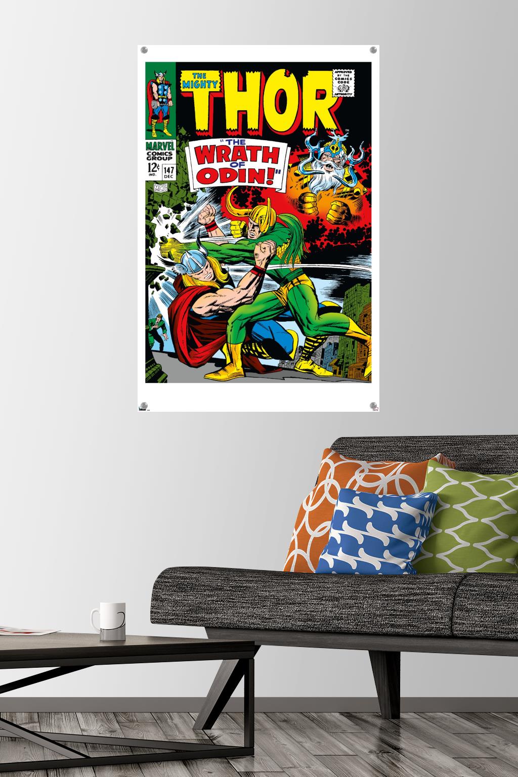 Marvel Comics - Loki - Thor #147 Wall Poster with Pushpins, 22.375" x 34"