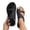Black, variant on ZACPNCV Womens Flat Flip Flops Round Toe Ankle Strap Comfort Casual Beach Sandals Summer