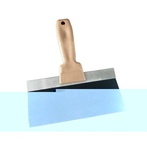 12" Blue Steel Taping Knife, Plastic Handle Goldblatt Drywall Taping