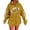 Gold-02, variant on Sweatshirt Women Ladies Sequin Graphic Hooded Sweatshirt Streetwear Fashion Womens Hoodie Brown XXL