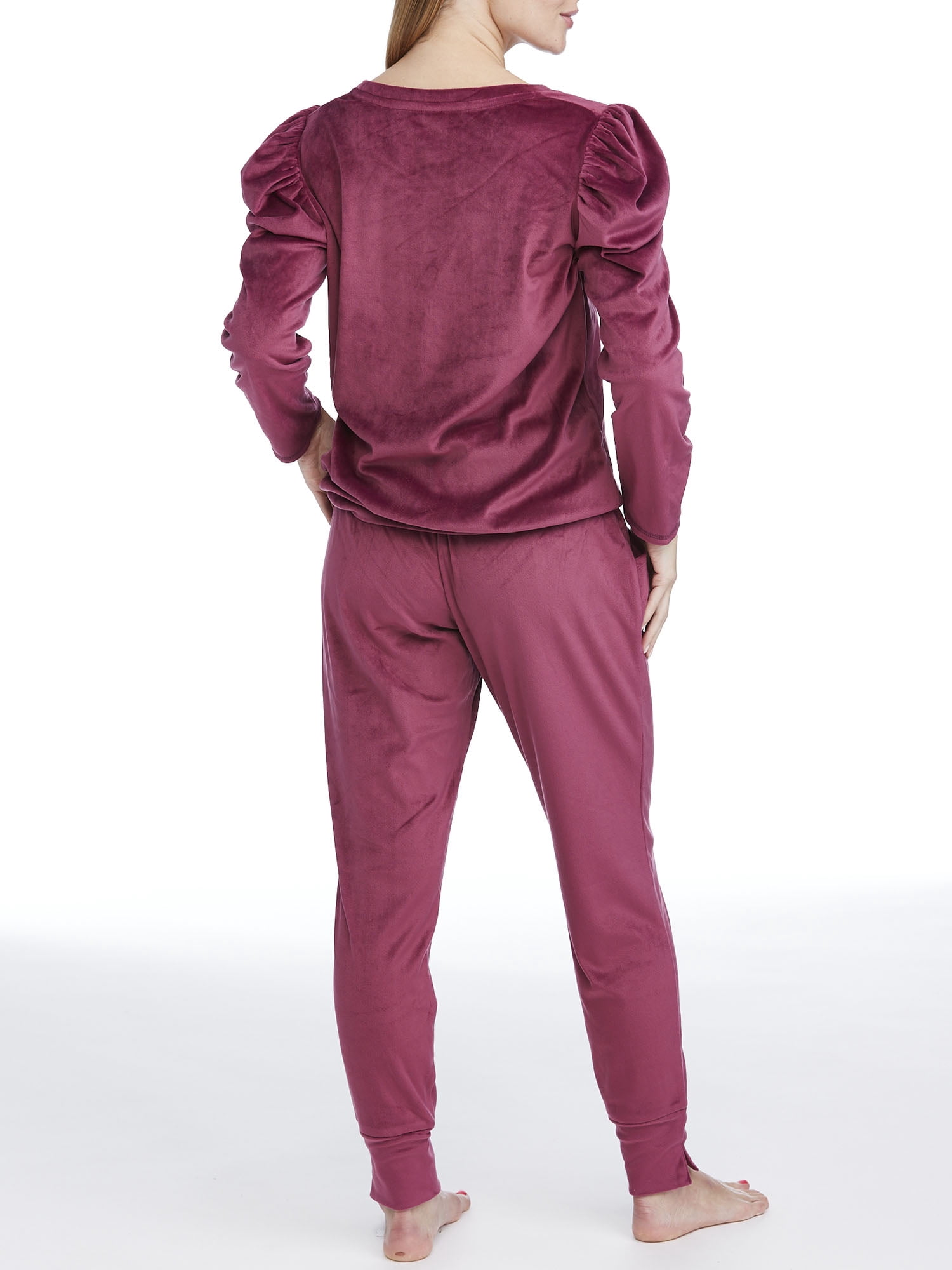 Jessica Simpson Women's Velour Top and Jogger Pants Pajama Set, 2-Piece, Sizes S-XL