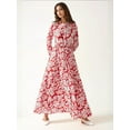 thumbnail image 2 of Printed Maxi Dress with Shirt Collar, 2 of 5
