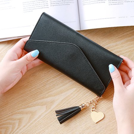 

Multifunctional Wallet Hanging Purse with Heart pendant