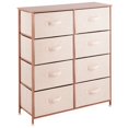 thumbnail image 7 of mDesign Large Storage Dresser Furniture, 8 Fabric Drawers, Light Pink/Rose Gold, 7 of 7
