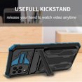 thumbnail image 5 of for Samsung Galaxy A12 5G Wallet Case, with Credit Card Holder Stand Kickstand Slim Rugged Shockproof Heavy Duty Defender Armor Military Grade Protective Case for Samsung Galaxy A12 5G,Blue, 5 of 9