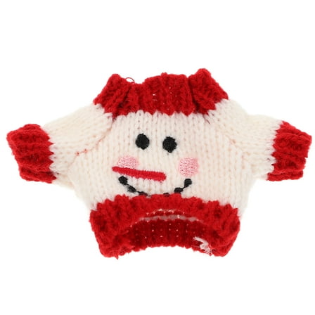 FRCOLOR Adorable Plush Doll Sweater for Decor with Festive Design and Fine Craftsmanship Assorted Color