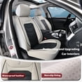 thumbnail image 3 of for SUBARU FORESTER 2017 Car Seat Cover, Gray Car Seat Covers, Waterproof PU Leather Full Set of 5 Seats Easy to Clean and Install Beautify Interior, Airbag-Compatible, 3 of 9