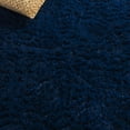 thumbnail image 6 of SAFAVIEH Rainbow Rosalin Solid Shag Area Rug, Navy, 8' x 10', 6 of 7