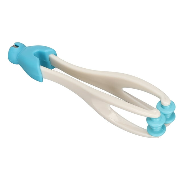 Rouleau de Massage des Doigts, Forme Incurvée de Rouleau de Massage des Mains Réduisent la Fatigue Améliorent la Flexibilité pour la Détente des Doigts, Bleu