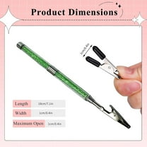 TOPRenddon Bracelet Helper Tool with Crystal Detail | One-Hand Jewelry Fastener | Arthritis & Elderly Aid | Non-Slip Rubber Clip for Watches/Necklaces