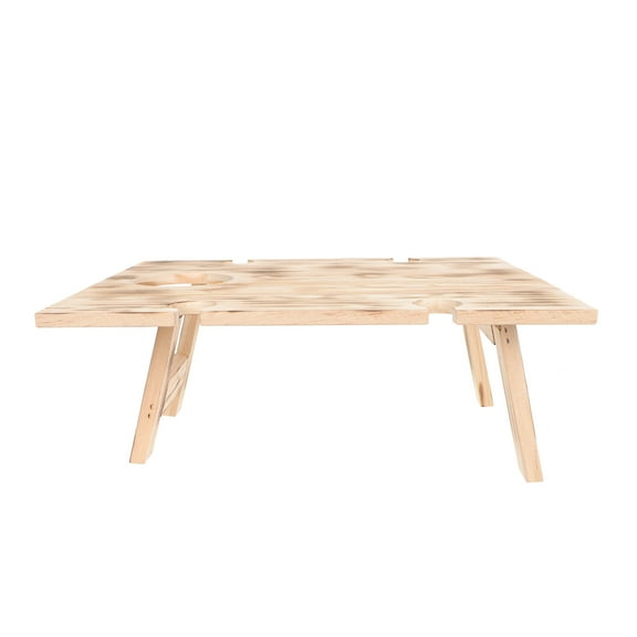 KALLORY Outdoor Camping Desk Carbon Black with Folding Feature 1Pcs