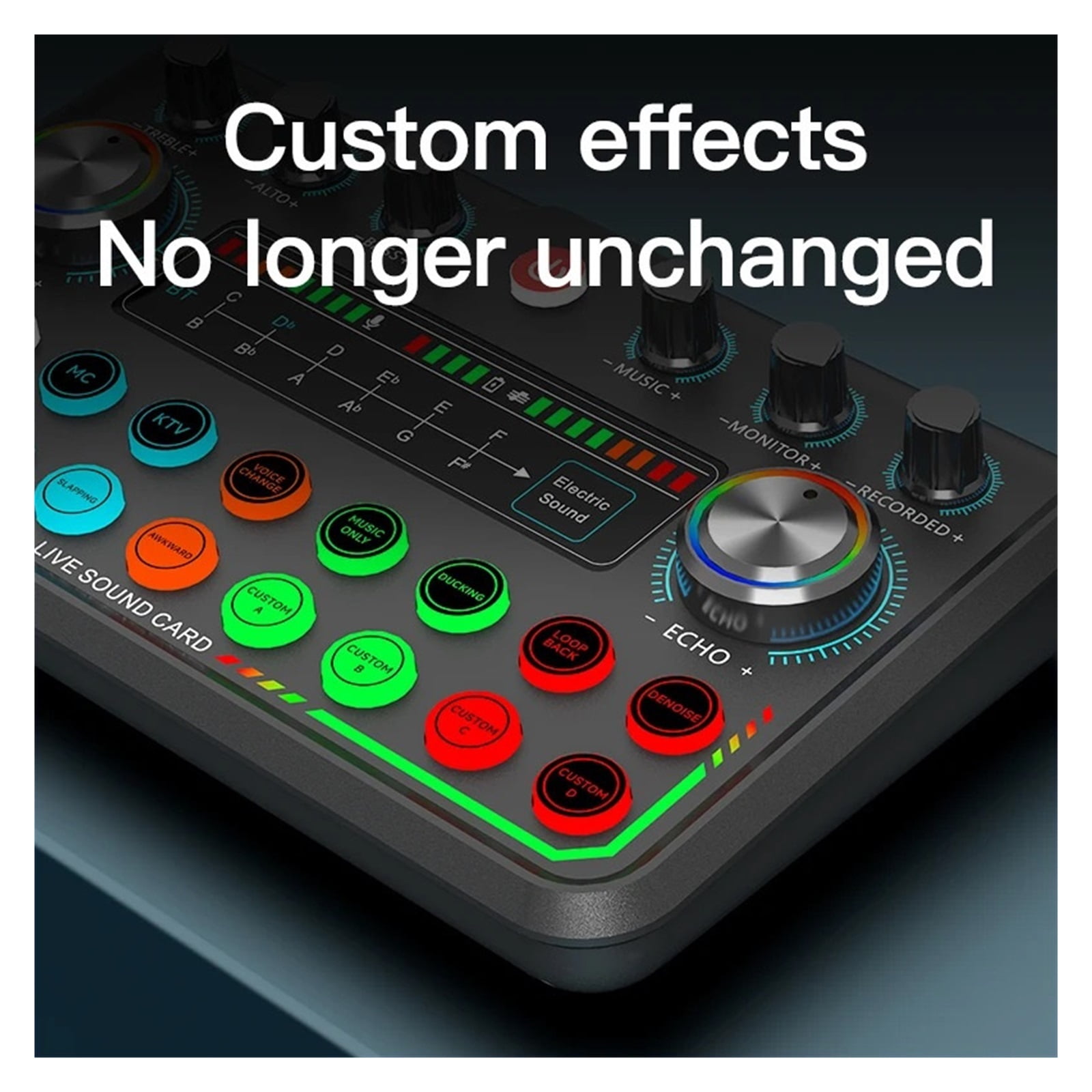 Podcasting Equipment with Interface and Studio Condenser Microphone, Play Live Sound