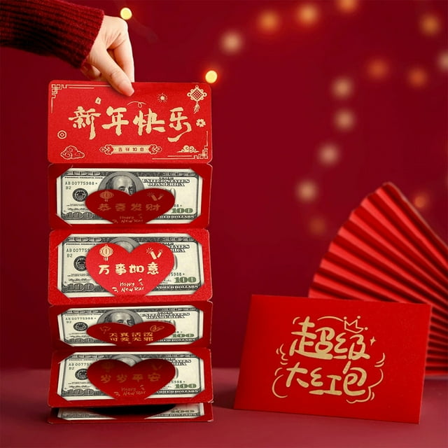 PEONAVET Red Bagss 2025 Red Envelope Snake New Year Red Envelope New Year Cute Creatives Cartoons Envelope Red Envelope