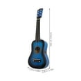 thumbnail image 2 of LRXIYODE 1Pcs ABS Material Guitar Toy For Kids Musical Talent Development Portable Playing 21.03X6.68X2.16In, 2 of 6