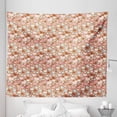 thumbnail image 1 of Love Tapestry, Colorful Little Hearts Valentine Pattern Amour Flirt Love Theme, Fabric Wall Hanging Decor for Bedroom Living Room Dorm, 5 Sizes, Pale Blue Pale Pink, by Ambesonne, 1 of 1