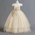 thumbnail image 7 of Kiviey Girls Princess Dress Puffy Tulle Skirt Flower Gir Dresses Dress for Fashion Size 5-6, 7 of 7