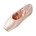thumbnail image 4 of Ballerines de Danse Techniques en Satin pour Femmes, Roses, avec Rubans Pré-Cousus, 36, 4 of 8