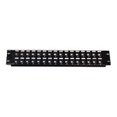 thumbnail image 1 of C2G/ Cables To Go 03860 32-Port Blank Keystone/Multimedia Patch Panel, Black, Black, 1 of 3