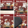 thumbnail image 5 of 2Pcs Fat Chef Kitchen Rugs Set of 2 Floor Mats for Cooking Non Slip Waterproof Standing Kitchen Runner Mats 17”x30”+17”x47”, 5 of 6