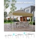 thumbnail image 4 of Yeshouse 10x10 popup Canopy tienda, tienda al aire libre con 3 altura ajustable, fácil de configurar Canopy con 4 bolsas de arena y bolsa de transporte para acamp, fiestas, eventos al aire libre, 4 of 7