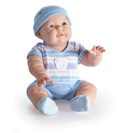 toys lucas jc striped dressed doll outfit vinyl boy light baby walmart