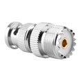 thumbnail image 1 of 2pcs BNC Male Plug To UHF SO239 PL-259 Female Jack RF Coaxial Adapter Cable Connector Compatible For Tektronix Receiver,  , R&S, 1 of 8