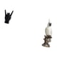 thumbnail image 5 of Escultura De Animal Con Gesto De Mano De Loro De Roca, Figura Creativa De Resina Para Apartamento, Dormitorio, Restaurante, Escritorio, Mesa, Centro De Mesa, Decoración, 5 of 8