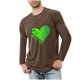 thumbnail image 1 of Blusas y camisas de manga larga con cuello redondo para hombre, deportivas, fitness, hogar, pijamas navideños estampados, camiseta de manga larga con cuello redondo, blusa de poliéster para hombre, 1 of 3
