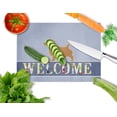 thumbnail image 2 of Carolines Treasures BB5513LCB Norfolk Terrier Welcome Glass Cutting Board - Large, 2 of 2