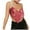 01 Red, variant on Women's Sexy Sparkly Halter Crop Tank Tops Sequin Open Back Deep V Neck Body Chain Clubwear Rave Vests