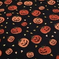 thumbnail image 5 of Way To Celebrate Jack-o'-Lantern Shower Curtain Set with 12 Hooks, Black, 5 of 9
