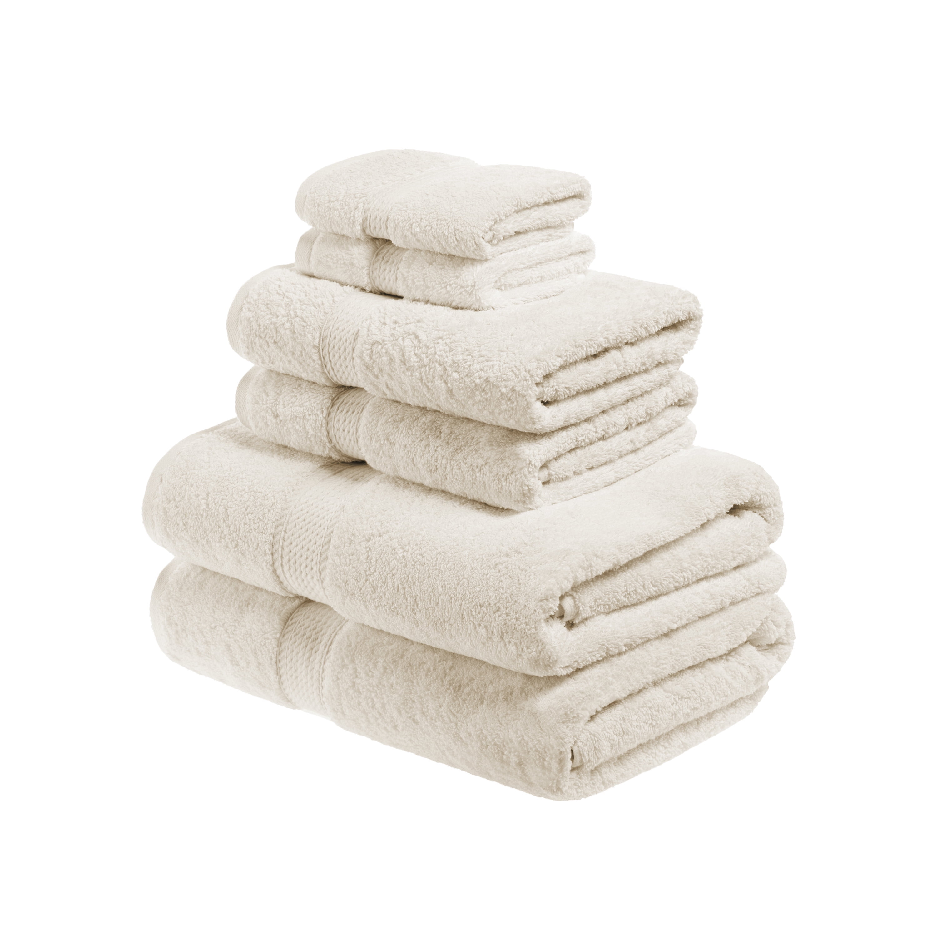 900GSM Egyptian Cotton 2-Piece Bath Towel Set Stone 