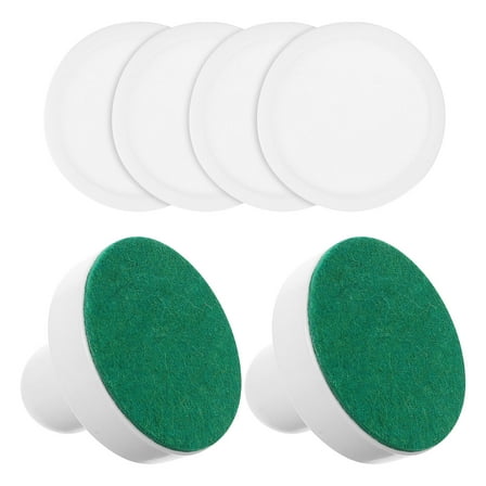 Air Hockey Set Table Ice Goal Child Accessories White Plastic 6.00X6.00X5.50CM