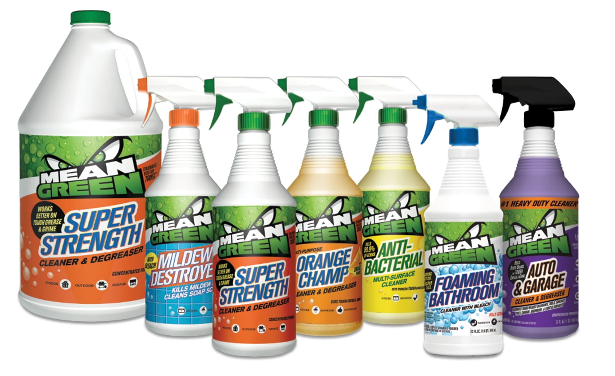 Mean Green 32 Oz. Foaming Bathroom Cleaner With Bleach 73008 Pack of 9 for  sale online