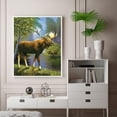 thumbnail image 2 of Cuadros Decorativos Kit de pintura al óleo de animales de madera por número, pintura acrílica DIY, arte de pared, imagen artesanal Ehuebsd Nuevos Originales, 2 of 7