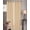 Beige, variant on Set of 2 Grommet Top Faux Silk Curtain Panels, 84" Long, Brown