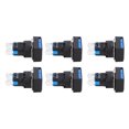 thumbnail image 4 of Interruptor de botón pulsador 25PCS Interruptor de botón rectangular momentáneo ABS Interruptor de botón de equipo industrial con indicador de luz para electrodomésticos Electricidad AC220V, 4 of 8