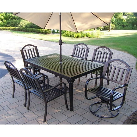 8-Pc Iron Outdoor Dining Set