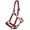 Burgundy, variant on Dura-Tech Triple Ply Nylon Horses Halter with Brass Grommets | Burgundy | Full Size